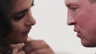Jane Marie blown by muscle stud intensely