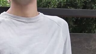 I lay down and let tattooed Ayun swallow and jerk my gigantic penis Hoe 2