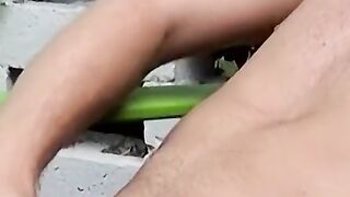 Smoke filled action with alluring sex at the garage Hoe 2