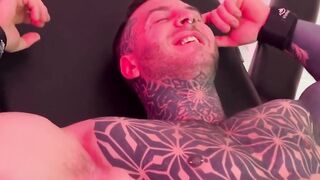 MaleFeetXXX.com - Muscular Matteo moans and wiggles during a master's tickle torment