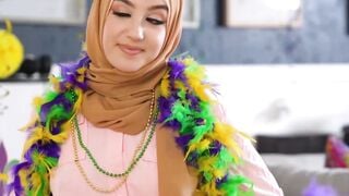 Adorable Arab babe Violet Gems is seduced by her pussy starved boyfriend