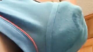 TwinkUndie.com - Hairy bum fiddler's undies-on intense jerk off session