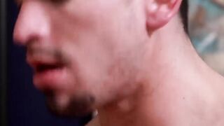 BuddiesNextDoor.com - Mark Long and Jeremy Spreadums' hotel room fuck is deep and int