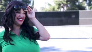 Friendly tennis match turns into a stepson swap with MILFs Kenzie Taylor and Mona Aza
