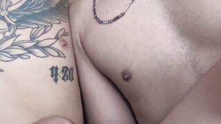 LecheLatinos.com - Nice looking Javiez takes bearded Gus' swift cock in his ass