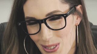 Melanie Brooks' office cock riding adventure