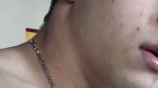 LecheLatinos.com - Adorable latin Jesus strokes Gus' huge dick for a hot load