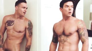NextDoorXXX.com - Dakota Payne cums on Jayden Marcos' ass after fucking