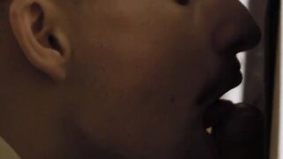 FatherXXX.com - Confession room throat fucking through the small window