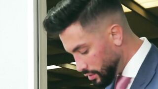 PlayingMen.com - Vicious men bangs Andrea Suarez's tight workmate hole