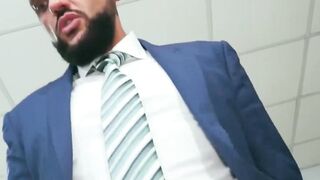 PlayingMen.com - Vicious men bangs Andrea Suarez's tight workmate hole