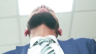 PlayingMen.com - Vicious men bangs Andrea Suarez's tight workmate hole