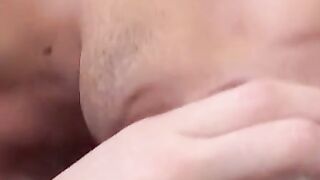 Smoking tattooed twink indulges in wild bareback fucking
