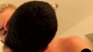 Skinny emo cock suckers show their skills to many guys