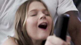 Tiny teen Coco Lovelock barely endures Isiah Maxwells BBC monster