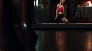 Suspended and tied blonde Dakota Skye rough anal fucked