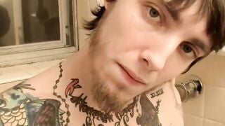 Str8Thugs.com - Blinx's shower-bound ball-unloading jerk off session with a soapy twi