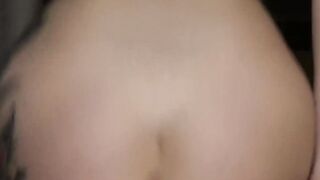 Pierced slut Diavola swallows Hardy Lukes fresh warm semen