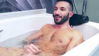 Bruno Max relieves stress by pounding Johnny Viper in the bath
