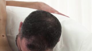 BoyMissionary.com - Mormon twink barebacked by a mature and experienced daddy in a sa