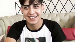 LecheLatinos.com - Barely legal Latino twink's massive POV cock challenge
