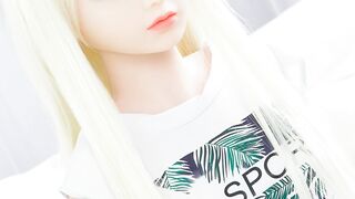 Mini Love Doll – young Blonde get long titties - hottest blowjobs