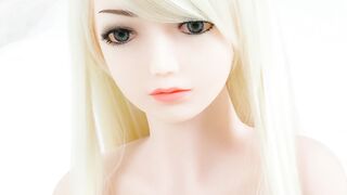 Mini Love Doll – young Blonde get long titties - hottest blowjobs