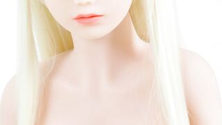Mini Love Doll – young Blonde get long titties - hottest blowjobs