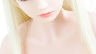 Mini Love Doll – young Blonde get long titties - hottest blowjobs