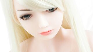 Mini Love Doll – young Blonde get long titties - hottest blowjobs