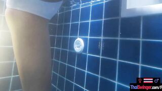 Amateur teenie lovers have Hottie sex into the pool She is chinese, Thai