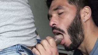 LecheLatinos.com - Bearded dude David's hairy ass with my delicious dick