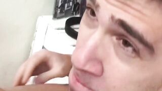 LecheLatinos.com - Convincing roommate Arthur Joseph to ride my cock