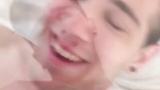LecheLatinos.com - Convincing roommate Arthur Joseph to ride my cock