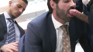 Dani Robles and Klein Kerr relentlessly ass bred with Massimo Piano