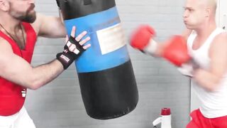 InfernoDungeon.com - Jim Fit and Andrew Connor cum from Wolfie's fist