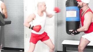 InfernoDungeon.com - Jim Fit and Andrew Connor cum from Wolfie's fist
