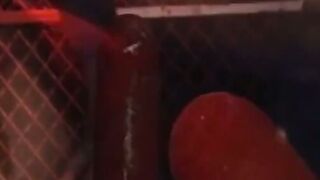 CentralFisting.com - Wilhelm Dragon's giant dildo squat and fist