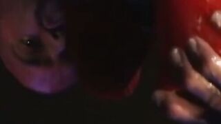 CentralFisting.com - Wilhelm Dragon's giant dildo squat and fist