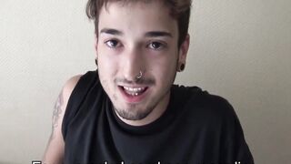 I made sure that every drip of my hot cum spills in Manis pierced tongue Hoe 2