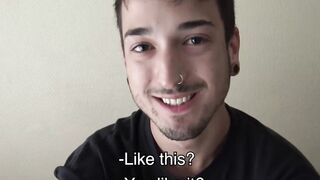 I made sure that every drip of my hot cum spills in Manis pierced tongue Hoe 2