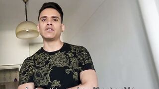 Pulling the hair of kinky Maximiliano while I intensely bareback his raw ass Hoe 2