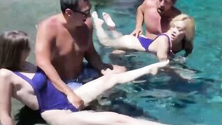 Sizzling Summer Lovin Katie Kush and Kenzie Madison Get Hot and Heavy by the Pool