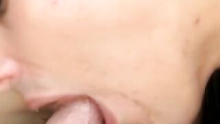 Tattooed buddies having a smoking session and throatfucking