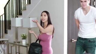 TinyAsianPussy.com - Two Asian chicks turn sleepover into a cock riding and sucking s