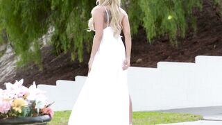 Blonde Bombshell Teased by Wealthy Lover