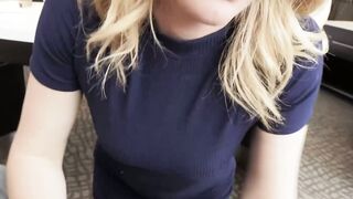 Monas Seductive Showdown A Blonde Bombshells Oral and Foot Worship