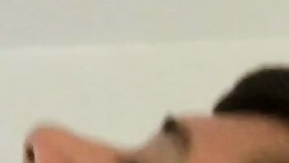Seductive stud exploring glory holes filling it with cum