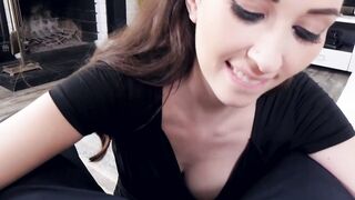 Brunette Bombshell Angelina Diamanti Devours My Cock with Insatiable Passion
