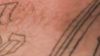 Inked and Masturbating to Ecstasy